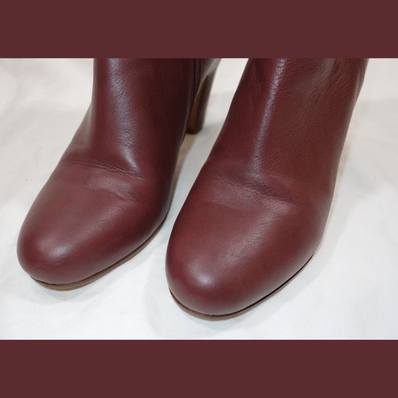 Martin Margiela Red Leather Boots - size 40 - Picture 10 of 11